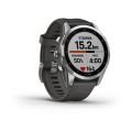 Умные спортивные часы премиум-класса fenix 7S Stainless Steel w/Graphite Band, Smart Watch (010-02539-01)