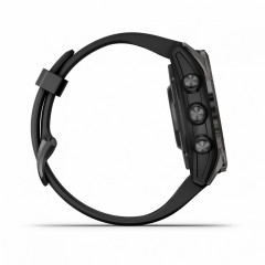 Fenix  7S Pro Sapphire Solar Carbon Grey DLC Titanium with Black Band (010-02776-11)