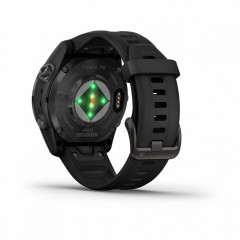 Fenix  7S Pro Sapphire Solar Carbon Grey DLC Titanium with Black Band (010-02776-11)