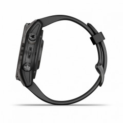 Fenix  7S Pro Sapphire Solar Carbon Grey DLC Titanium with Black Band (010-02776-11)