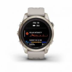 Fenix  7S Pro Sapphire Solar Soft Gold with Light Sand Band (010-02776-15)