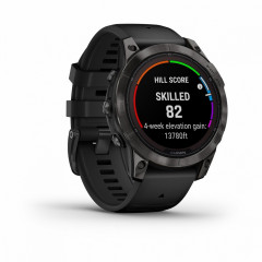 Fenix 7 Pro – Sapphire Solar Edition Carbon Gray DLC Titanium with Black Band (010-02777-11)