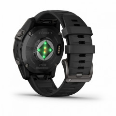 Fenix 7 Pro – Sapphire Solar Edition Carbon Gray DLC Titanium with Black Band (010-02777-11)