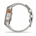 Умные спортивные часы премиум-класса  Fenix 7 Pro – Sapphire Solar Edition Titanium with Fog Gray/Ember Orange Band (010-02777-21)