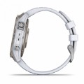 Умные спортивные часы премиум-класса EPIX PRO(Gen 2) Sapphire Edition 47 мм, титановый, белый DLC, белый ремешок