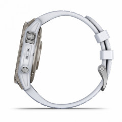 EPIX PRO(Gen 2) Sapphire Edition 47 мм, титановый, белый DLC, белый ремешок