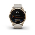 Умные спортивные часы премиум-класса fenix 7S Sapphire Sol, Cream Gold Ti ,Smart Watch (010-02539-21)