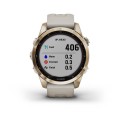 Умные спортивные часы премиум-класса fenix 7S Sapphire Sol, Cream Gold Ti ,Smart Watch (010-02539-21)