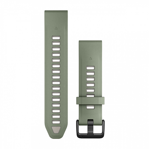 Ремешок 20мм QuickFit ивовый-графит силиконовый (010-13391-02)