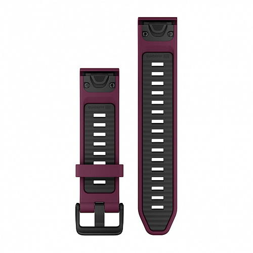 Ремешок 20мм QuickFit бордовый силиконовый (010-13279-04)