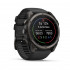Мульти-спортивные часы Fenix 9 – 51mm Carbon Gray DLC Titanium with Black Silicone Band
