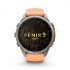 Мульти-спортивные часы Fenix 9 Pro – 43mm Titanium with Shell Pink/Autumn Orange Silicone Band