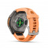 Мульти-спортивные часы Fenix 9 Pro – 43mm Titanium with Shell Pink/Autumn Orange Silicone Band