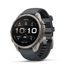 Fenix 9 Pro – 47mm Titanium with Graphite/Black Silicone Band