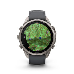 Fenix 9 Pro – 47mm Titanium with Graphite/Black Silicone Band