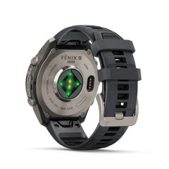 Fenix 9 Pro – 47mm Titanium with Graphite/Black Silicone Band
