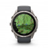Мульти-спортивные часы Fenix 9 Pro – 51mm Titanium with Graphite/Black Silicone Band