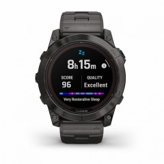 FENIX 7X PRO Pro Sapphire Solar Edition Титановый угольно-серый корпус с DLC-покрытием и титановым браслетом