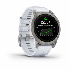 EPIX PRO(Gen 2) Sapphire Edition 47 мм, титановый, белый DLC, белый ремешок