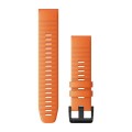 Garmin Ремешок сменный QuickFit 22 мм (силиконовый) оранжевый