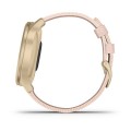 Умные часы Vivomove Style светло-золотистый с плетеным нейлоновым розовым ремешком (010-02240-22)