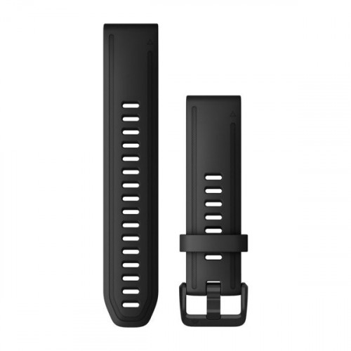Garmin Ремешок сменный QuickFit 20 мм (силикон) черный с черной застежкой