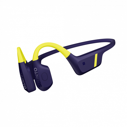 Беспроводные наушники Suunto Aqua Lime Blue  — технологии для водных видов спорта